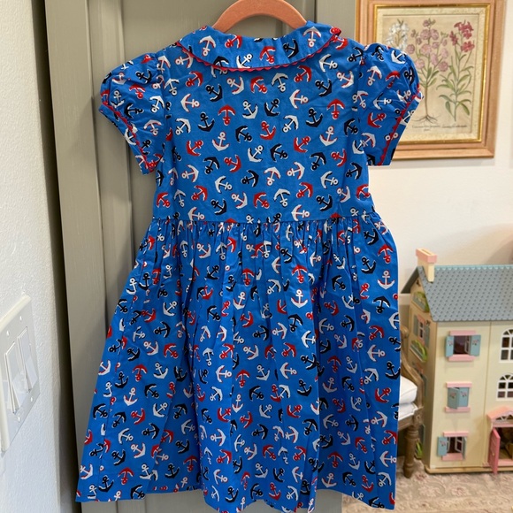 Rachel Riley Anchor Print Dress NEW - Picture 4 of 4